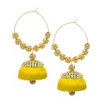 Handmade Silk Thread Jhumki Earrings for Women