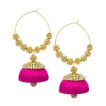 Pink Handcrafted Jhumki