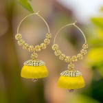 Handmade Silk Thread Jhumki Earrings for Women