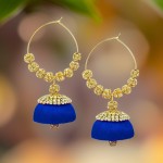 Handmade Silk Thread Jhumki Earrings for Women